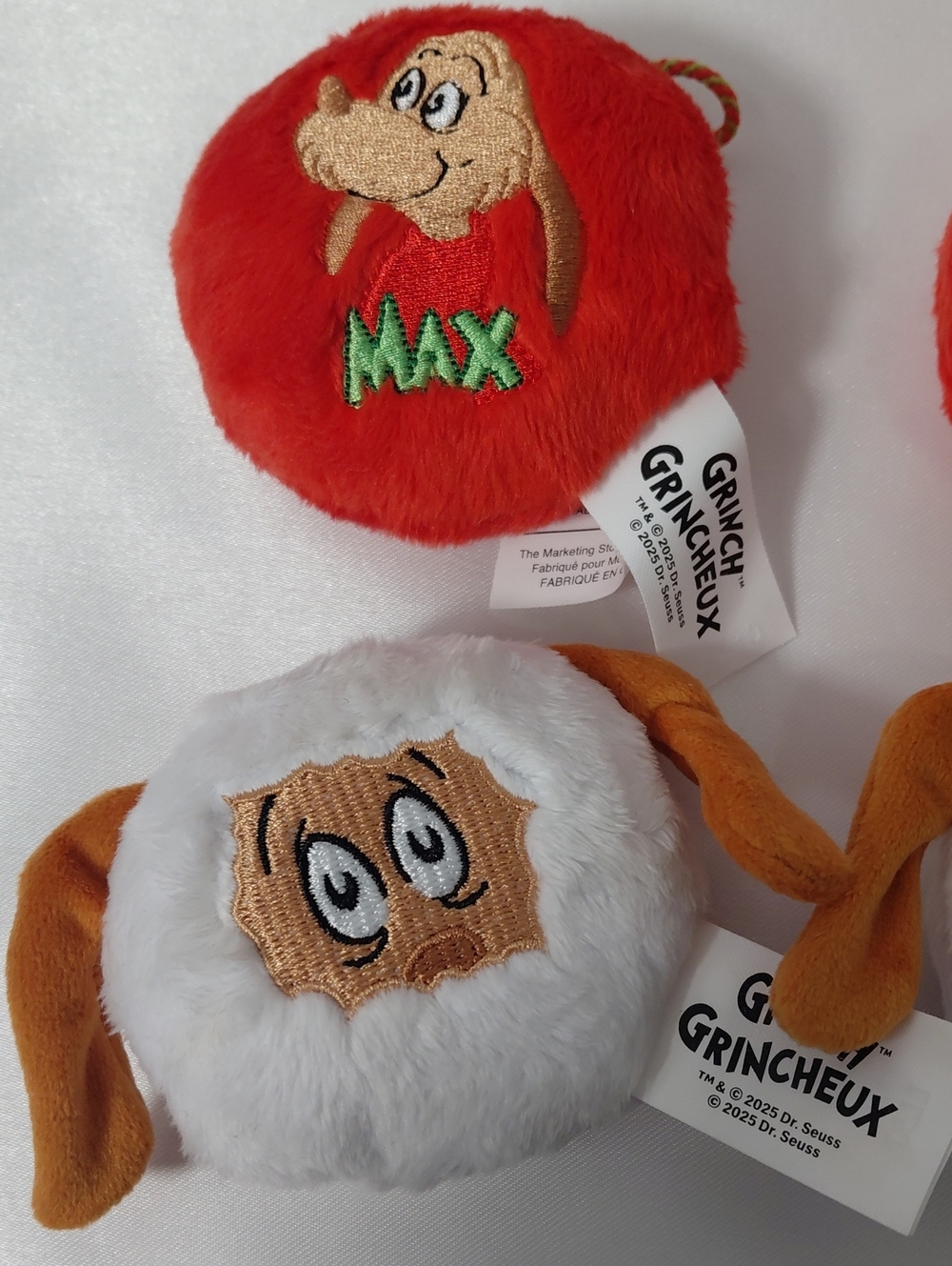 2025 Dr.Seuss McDonald's The Grinch Plush Ornaments - Picture 4 of 6